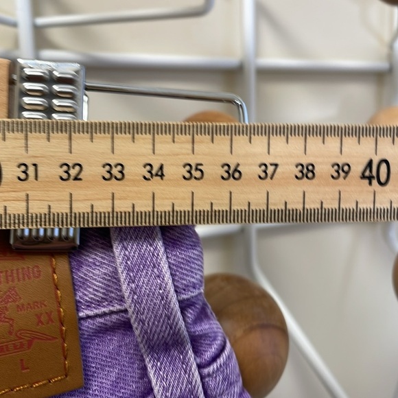 Levi's 501 Classic Cutoff Denim J ean Shorts Lavender Purple - 26 - Picture 7 of 12